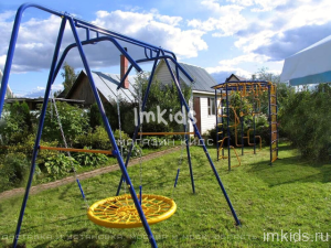 Уличные качели с гнездом "Солнышко"