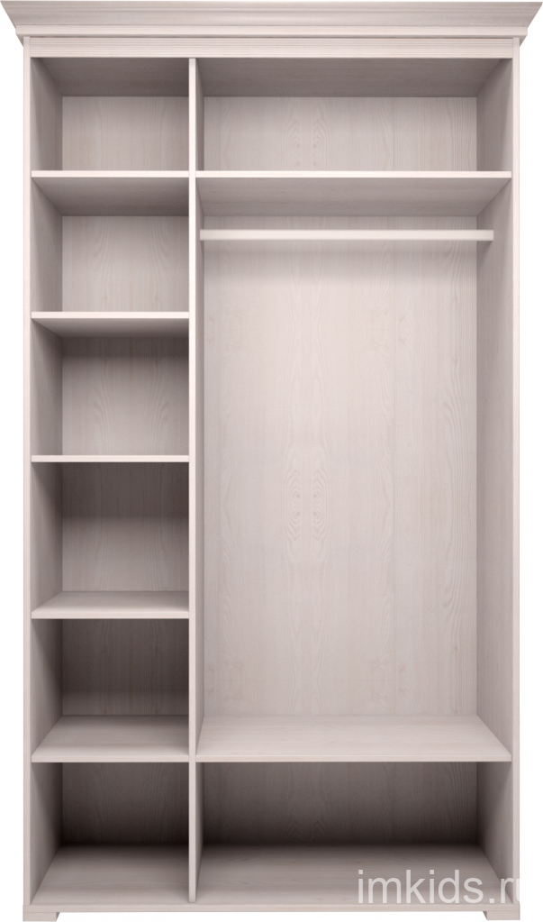 Шкаф для платья и белья (без карниза) Афродита 06