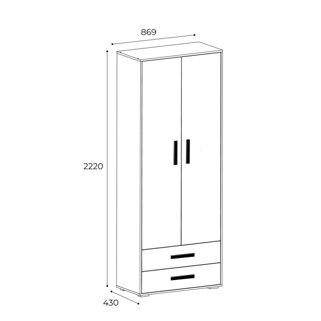 Шкаф для одежды Лило