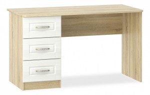 Стол письменный Оливия НМ 011.47-01 М2 (дуб сонома дерево белое  1300x600x750)
