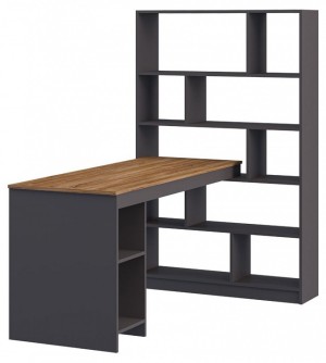 Стол компьютерный Мальма (графит   1530x1000x1590)