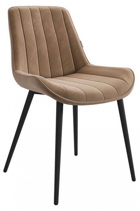 Стул Лари (черный  бежевый 535x555x880)