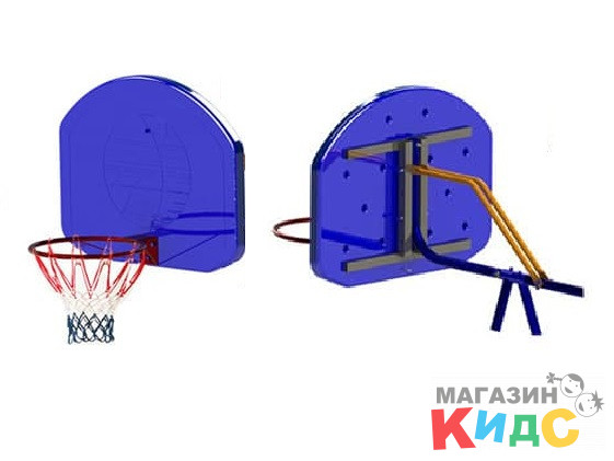 VERESK Дополнительный модуль "Кольцо баскетбольное на щите" под стандартный мячик