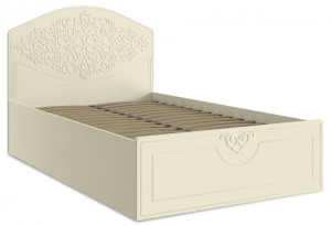 Кровать полутораспальная Ассоль Плюс АС-68 (ваниль   2070x1279x1134)