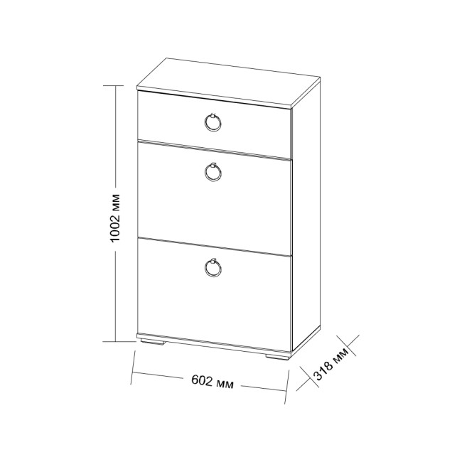 Тумба в прихожую Шарлиз