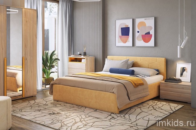 Комод Лайк 27.01 (дуб мария дуб мария  700x420x890)