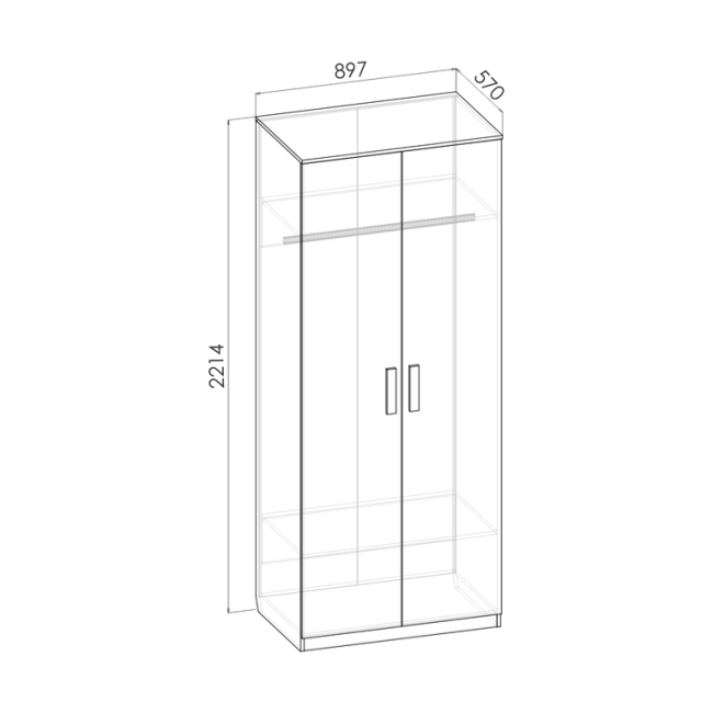 Румика Шкаф Ш2