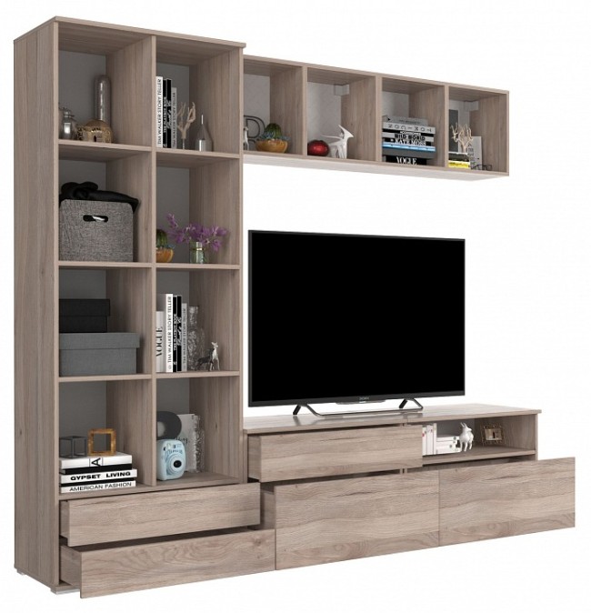 Набор для гостиной Лайк КГ33 (дуб мария дуб мария, индиго  )