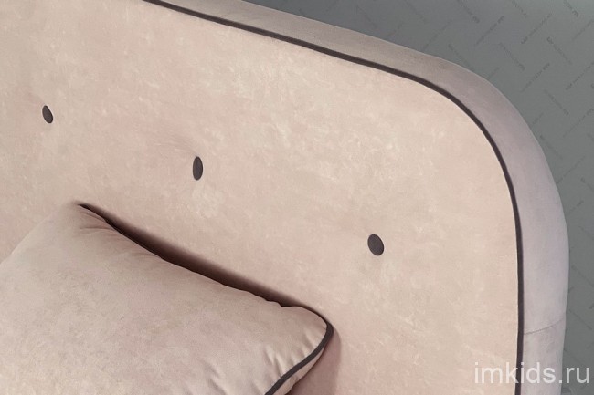 Кровать односпальная Лео 2000x900 мм (  мята, галька 2155x1110x1010)