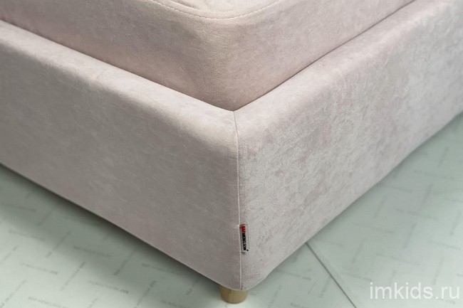 Кровать односпальная Лео 2000x900 мм (  мята, галька 2155x1110x1010)