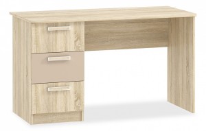 Стол письменный Акварель НМ 011.47-01 М2 (дуб сонома дуб сонома, капучино  1300x600x750)