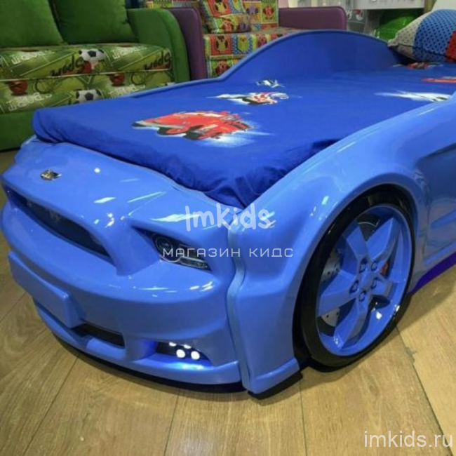Кровать-машина "Мустанг 3D"
