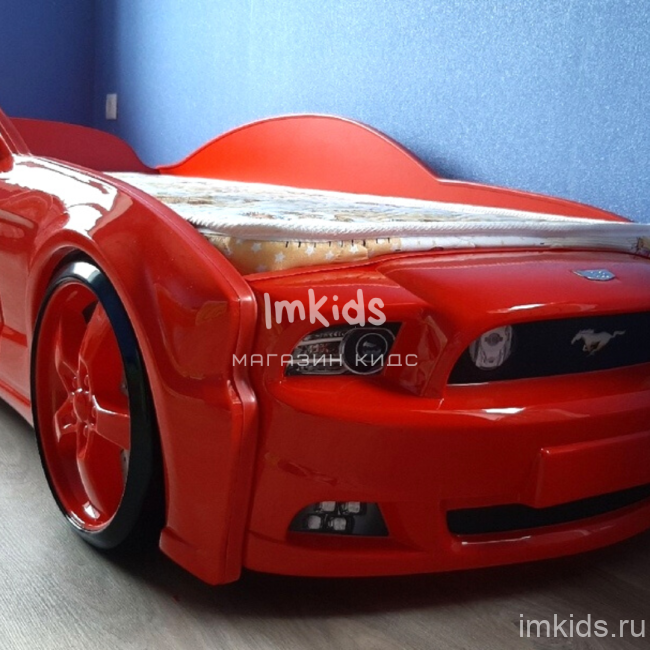 Кровать-машина "Мустанг 3D"
