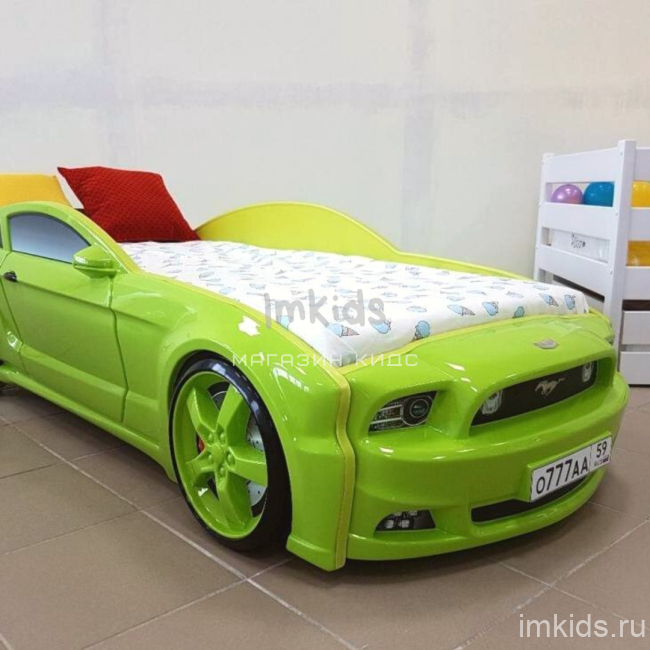 Кровать-машина "Мустанг 3D"