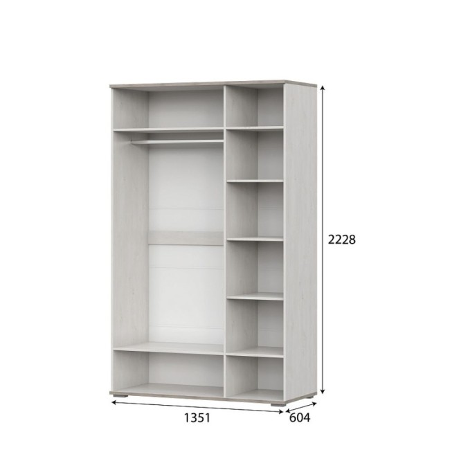 Шкаф трехстворатый  Александрия ШК-207