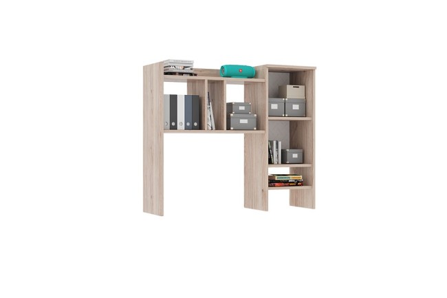 Надстройка Лайк 28.01 (дуб мария графит, дуб мария  1190x290x1010)