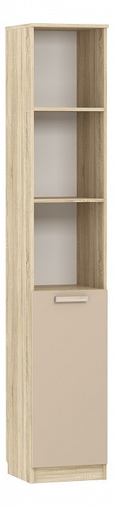 Стеллаж комбинированный Акварель НМ 013.03-01 М (дуб сонома капучино  402x414x2256)