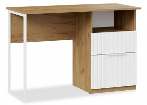 Стол письменный Хилтон Тип 1 (дуб крафт золотой белый  1102x503x750)