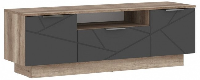 Тумба под ТВ Диамо ТБ 04 (дуб каньон графит  1400x402x464)