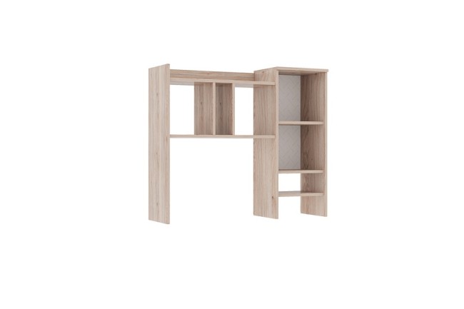 Надстройка Лайк 28.01 (дуб мария дуб мария, изумруд  1190x290x1010)