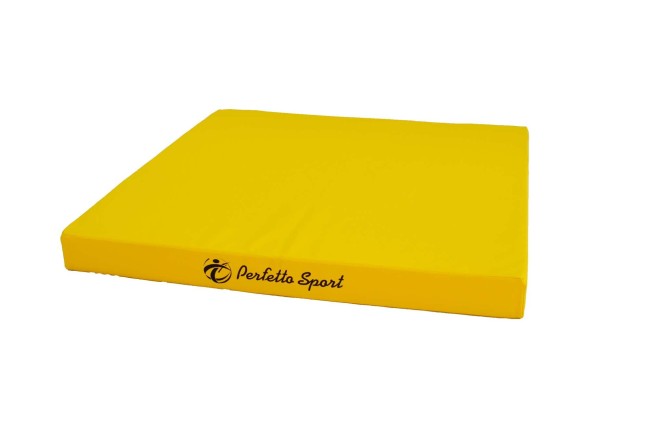 Мат № 2 (100 х 100 х 10) "PERFETTO SPORT" жёлтый Мат № 2 (100 х 100 х 10) "PERFETTO SPORT" жёлтый