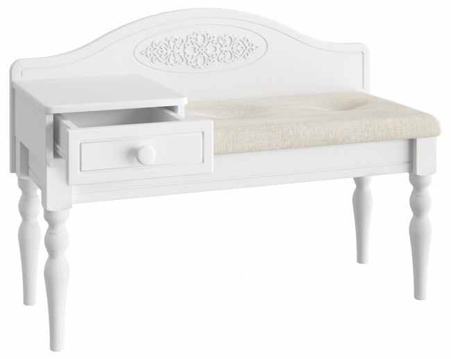 Банкетка Ассоль АС-41 (белое дерево белый с цветным рисунком 974x388x690) Банкетка Ассоль АС-41 (белое дерево белый с цветным рисунком 974x388x690)