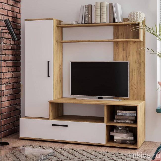 Стенка в гостиную Евро 2, крафт