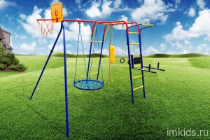 ДСК "Пионер-дачный" Юла МАКСИ + качели гнездо 80М см.(металл)