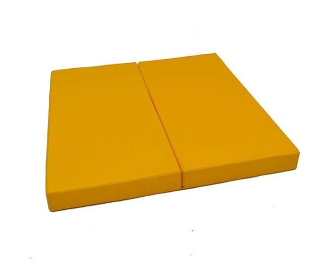 Мат № 3 (100 х 100 х 10) складной "KMSsport" жёлтый Мат № 3 (100 х 100 х 10) складной "KMSsport" жёлтый