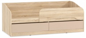 Кровать Акварель НМ 041.54-01 (дуб сонома капучино  1842x846x700)