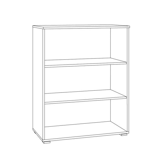 Шкаф-витрина 16.394.01 Остин Серый Графит, Дуб Золотой