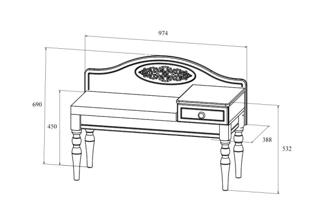 Банкетка Ассоль АС-41 (белое дерево белый с цветным рисунком 974x338x690) Банкетка Ассоль АС-41 (белое дерево белый с цветным рисунком 974x338x690)