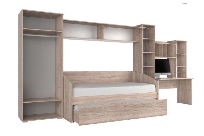 Гарнитур для детской Лайк К32 (дуб мария дуб мария, роуз  )