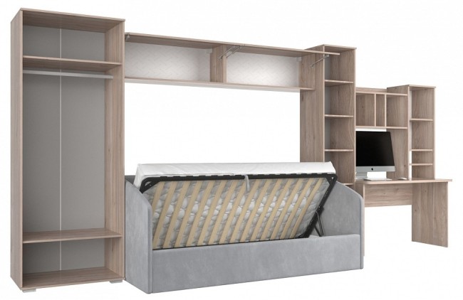 Гарнитур для детской Лайк КД42 (дуб мария графит, дуб мария графит )