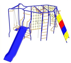 VERESK уличный комплекс "Мечта" (качели, горка,скалодром, сетка)