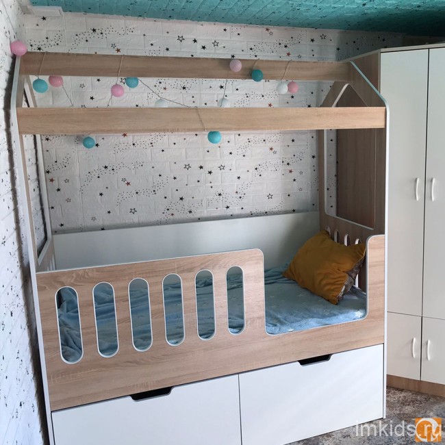 Домик Сказка с высокими ящиками