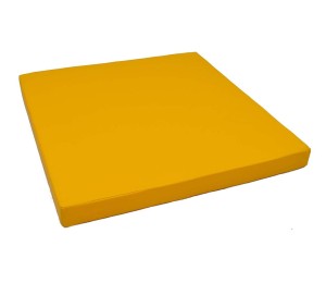 Мат № 2 (100 х 100 х 10) "KMSsport" жёлтый