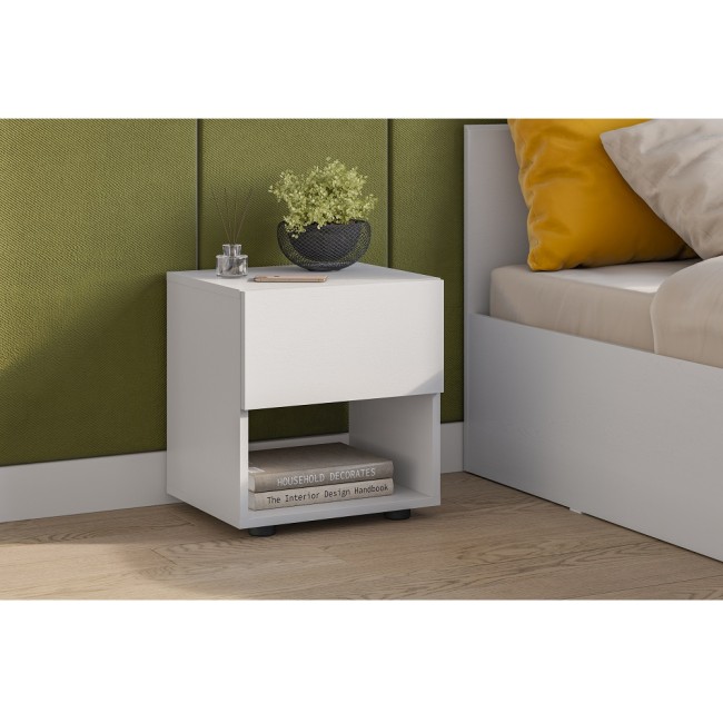Тумба с ящиком Страйк, белый