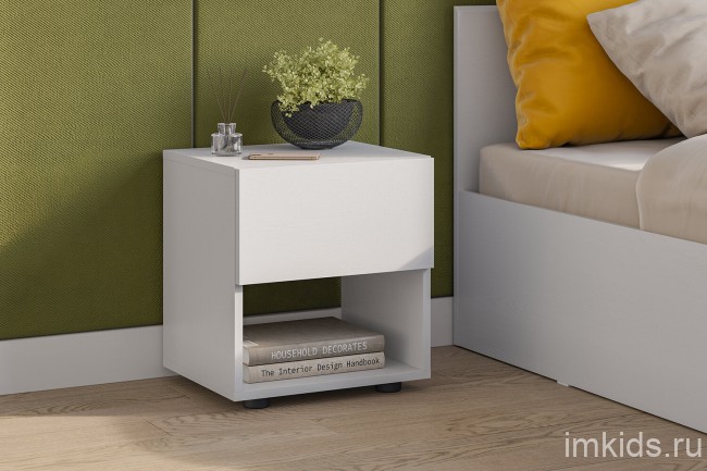 Тумба с ящиком Страйк, белый