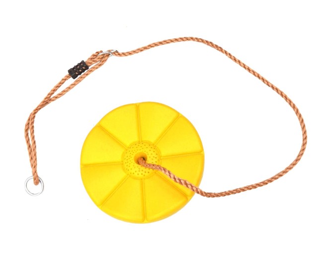 Качели диск "Лиана" жёлтый PS-312