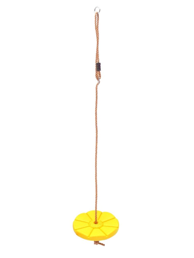 Качели диск "Лиана" жёлтый PS-312