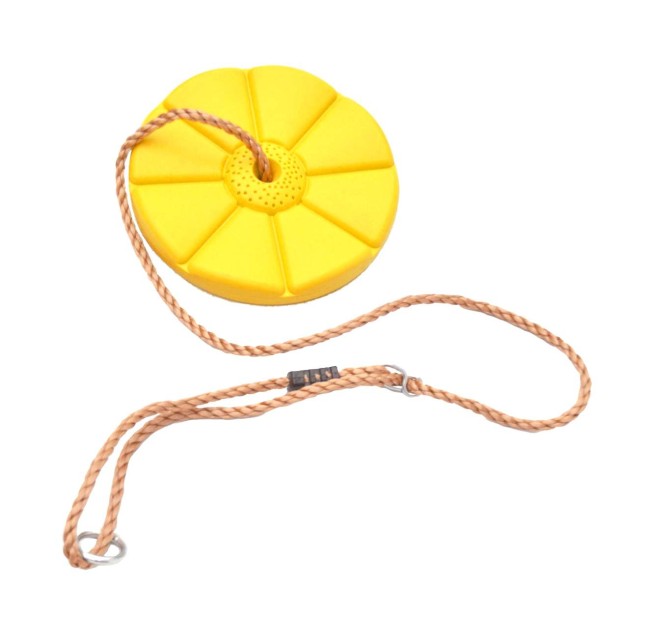 Качели диск "Лиана" жёлтый PS-312