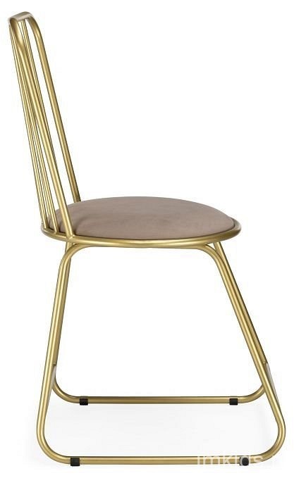 Стул Лирион (золотой  бежевый 440x520x860)