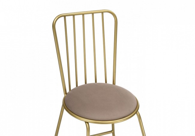 Стул Лирион (золотой  бежевый 440x520x860)
