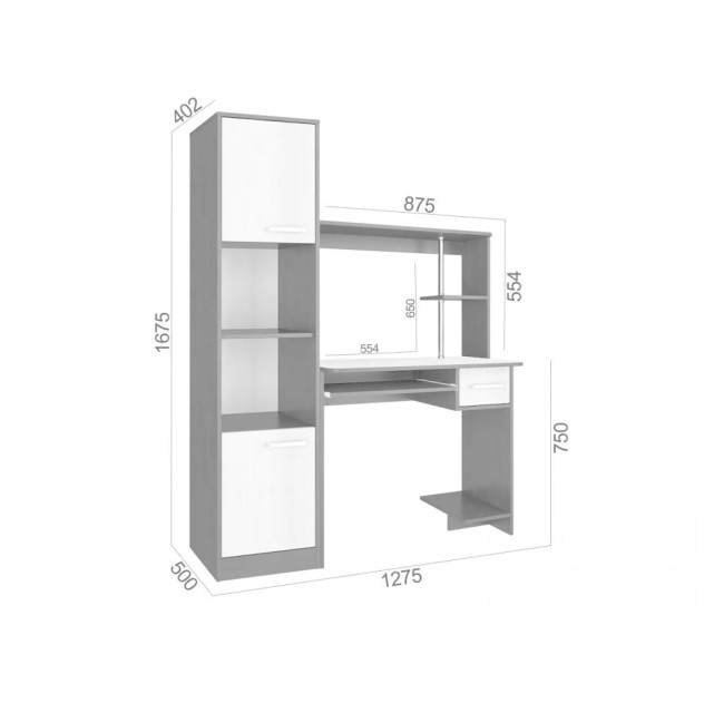 Стол компьютерный Дебют