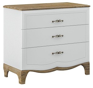 Комод Тиффани New (белый, дуб прованс белый  910x470x820)
