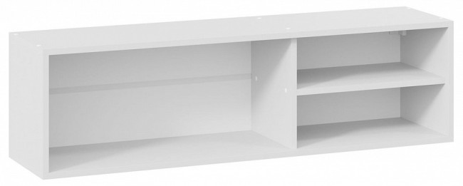 Полка комбинированная Марли (белый серо-голубой  1164x291x328)