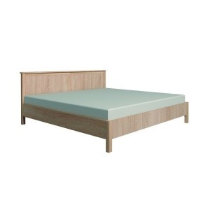 Кровать с ортопедическим основанием (металл) Sherlock 43 140х200, дуб сонома Кровать с ортопедическим основанием (металл) Sherlock 43 140х200, дуб сонома