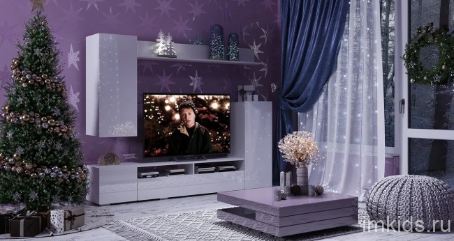 Стенка в гостиную Диаманд