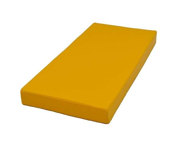 Мат № 1 (100 х 50 х 10) "KMSsport" жёлтый